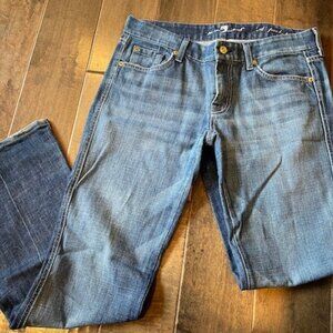 7 for all Mankind 'A' Pocket Bootcut Distressed Wash Sz 29 Jeans